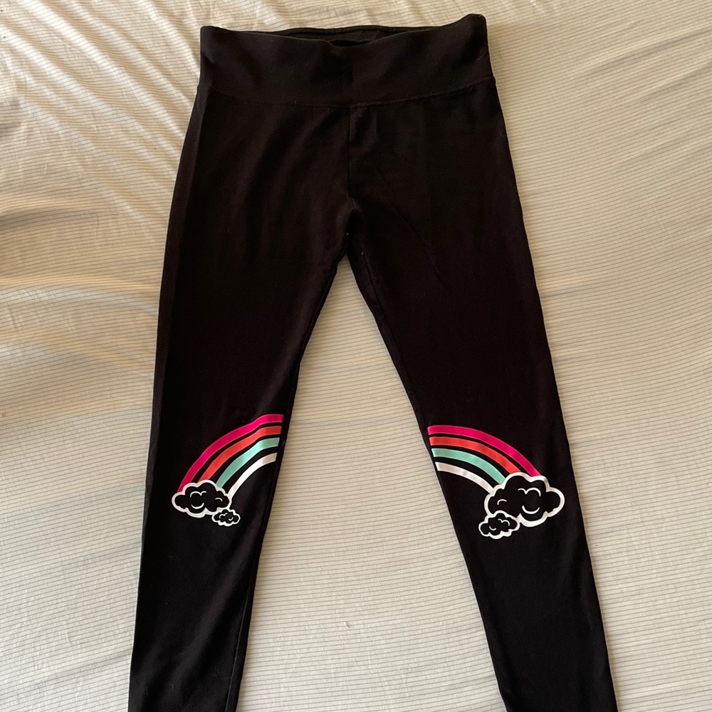Black Rainbow Leggings